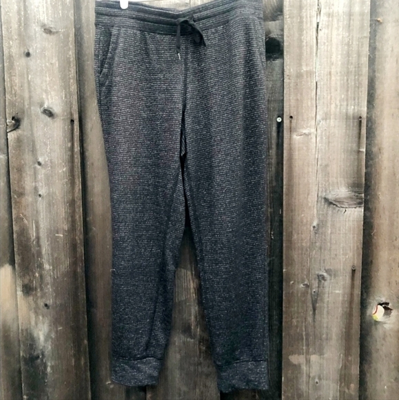 Champion Elite Grey Striped Sweatpants Joggers Women's Medium M Lounge Casual - Picture 1 of 8